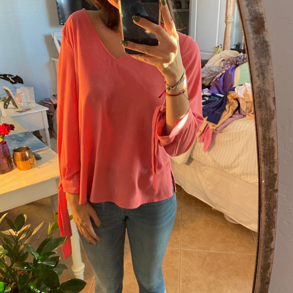 Pink blouse